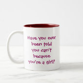 Tasse 2 Couleurs Farmer rouge clair (Gauche)