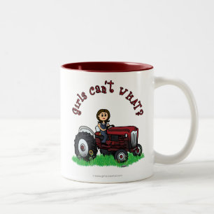 Tasse 2 Couleurs Farmer rouge clair
