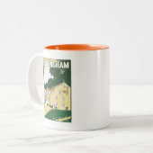 Tasse 2 Couleurs Farningham vintage Angleterre (Devant gauche)