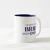 Tasse 2 Couleurs Father of Bride (Devant droit)