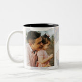 Tasse 2 Couleurs Father's Day Full Photo Personalized (Gauche)