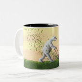 Tasse 2 Couleurs Fauchage de Mo (Devant gauche)