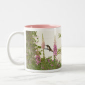 Tasse 2 Couleurs Faune animale d'oiseau de colibri florale (Gauche)