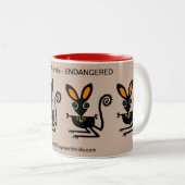 Tasse 2 Couleurs Faune - Aussie BILBY - Nature - Ecologie (Devant droit)