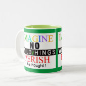 Tasse 2 Couleurs Faune - IMAGINE - Sauvez la faune - (Devant gauche)