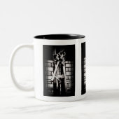 Tasse 2 Couleurs Fausses clés et mur de briques (Gauche)