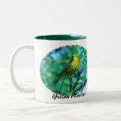 Tasse 2 Couleurs Fauvette de Ceurlean, fauvette jaune II (Gauche)