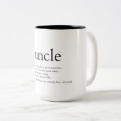 Tasse 2 Couleurs Favori Oncle Funcle Définition moderne (Devant droit)