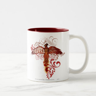 Tasse 2 Couleurs Fawkes déploie ses ailes