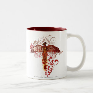 Tasse 2 Couleurs Fawkes répand des ailes