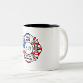 Tasse 2 Couleurs FDNY FIRE DEPT Arts (Devant droit)