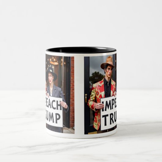 Tasse 2 Couleurs FDT Chat avec l'école pour enseignants (Centre)