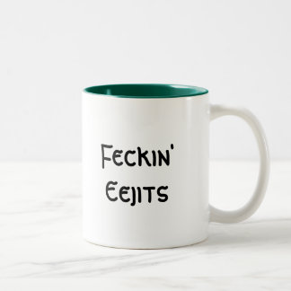 Tasse 2 Couleurs Feckin Eejits
