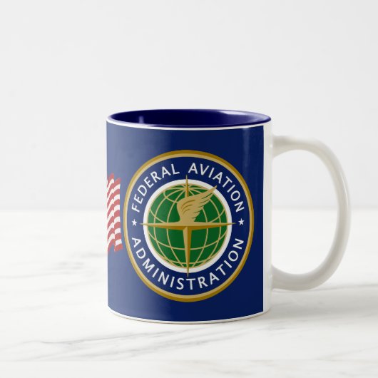 Tasse 2 Couleurs Federal Aviation Administration (FAA) (Droit)
