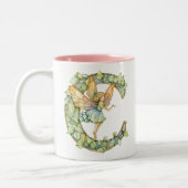 Tasse 2 Couleurs Fée Arc-en-ciel Initiale 'C' (Gauche)