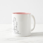 Tasse 2 Couleurs Fée assise… (Devant droit)