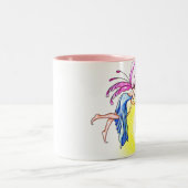 Tasse 2 Couleurs Fée avec lanterne (Centre)