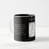 Tasse 2 Couleurs Fée de cristal de flocons de neige (Devant gauche)