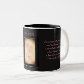 Tasse 2 Couleurs Fée de cristal de quartz rose (Devant droit)