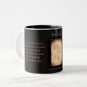 Tasse 2 Couleurs Fée de cristal de quartz rose (Devant gauche)