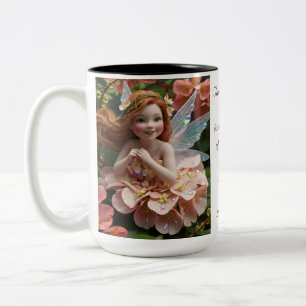 Tasse 2 Couleurs Fée de la Fleur de Chèvrefeuille