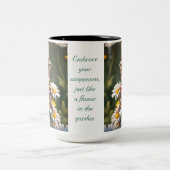 Tasse 2 Couleurs Fée de la fleur de marguerite (Centre)