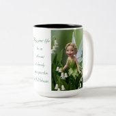 Tasse 2 Couleurs Fée de la Fleur de Muguet (Devant droit)