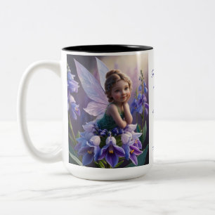 Tasse 2 Couleurs Fée de la Fleur de Pied-d'Alouette