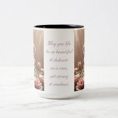 Tasse 2 Couleurs Fée de la Fleur de Rose  (Centre)