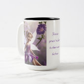 Tasse 2 Couleurs Fée de la fleur du matin (Devant gauche)