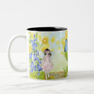 Tasse 2 Couleurs Fée Et Papillon