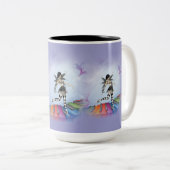 Tasse 2 Couleurs Féerie clavier musical Vignette (Devant droit)