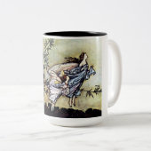 Tasse 2 Couleurs Fées dans le jardin (Devant droit)