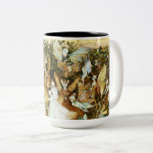 Tasse 2 Couleurs Fées et lapin (Devant droit)