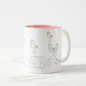 Tasse 2 Couleurs Fées volantes… (Devant droit)