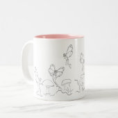 Tasse 2 Couleurs Fées volantes… (Devant gauche)