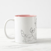 Tasse 2 Couleurs Fées volantes… (Gauche)
