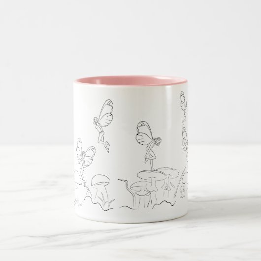 Tasse 2 Couleurs Fées volantes… (Centre)