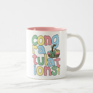 Tasse 2 Couleurs Félicitations de BÉBÉ (fille)