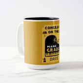 Tasse 2 Couleurs Félicitations Piano Music Exam (Devant gauche)