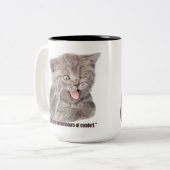 Tasse 2 Couleurs félin (Devant gauche)
