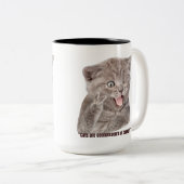 Tasse 2 Couleurs félin (Devant droit)