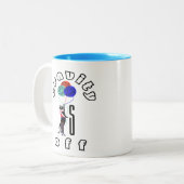 Tasse 2 Couleurs Feline Fun (Devant gauche)