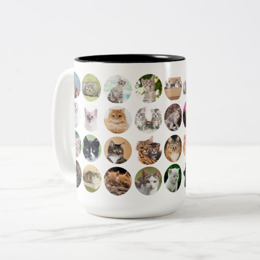 Tasse 2 Couleurs Feline inspiré (Devant gauche)