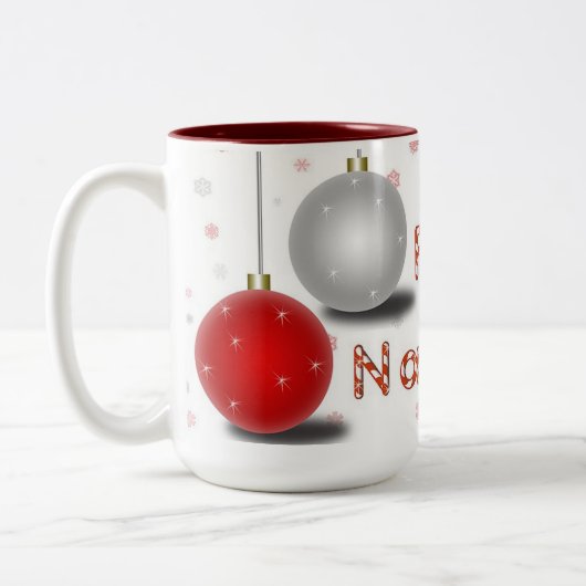 Tasse 2 Couleurs Feliz Navidad (Gauche)