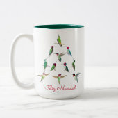 Tasse 2 Couleurs Feliz Navidad (Gauche)