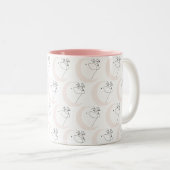 Tasse 2 Couleurs Femme (Devant droit)