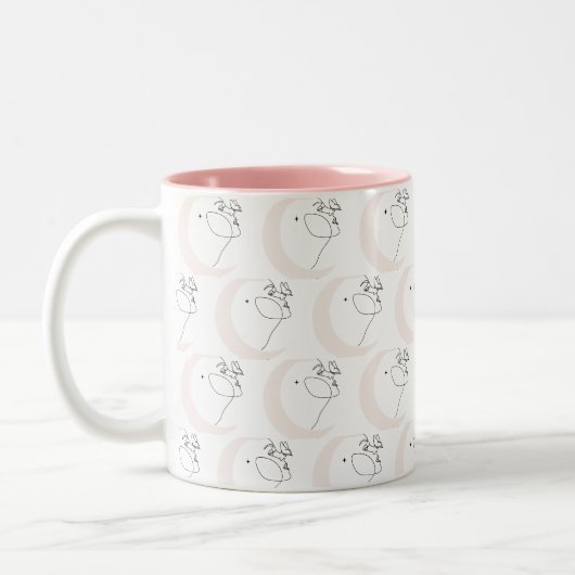 Tasse 2 Couleurs Femme (Gauche)