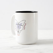 Tasse 2 Couleurs Femme (Devant gauche)