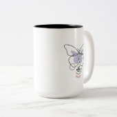 Tasse 2 Couleurs Femme (Devant droit)